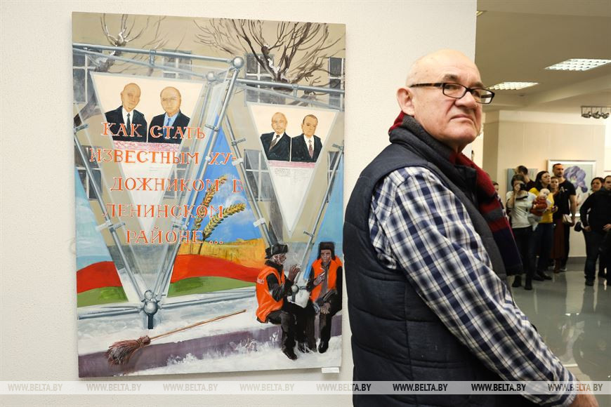 Председатель Брестской областной организации общественного объединения "Белорусский союз художников" художник-ювелир Николай Кузьмич на вставке