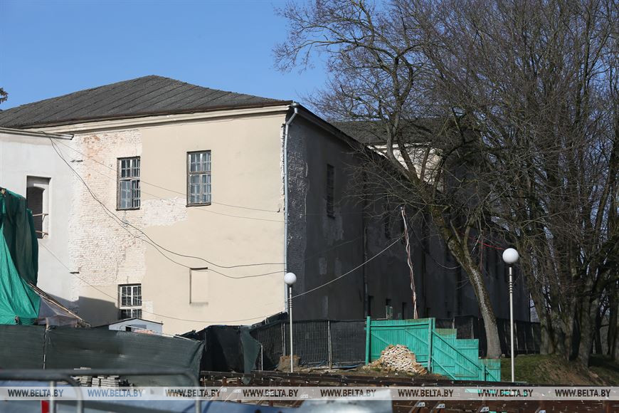 Во время строительных работ первой очереди реконструкции Старого замка в Гродно