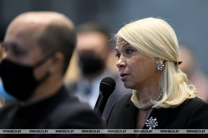 Председатель Белорусской ассоциации гимнастики Елена Скрипель