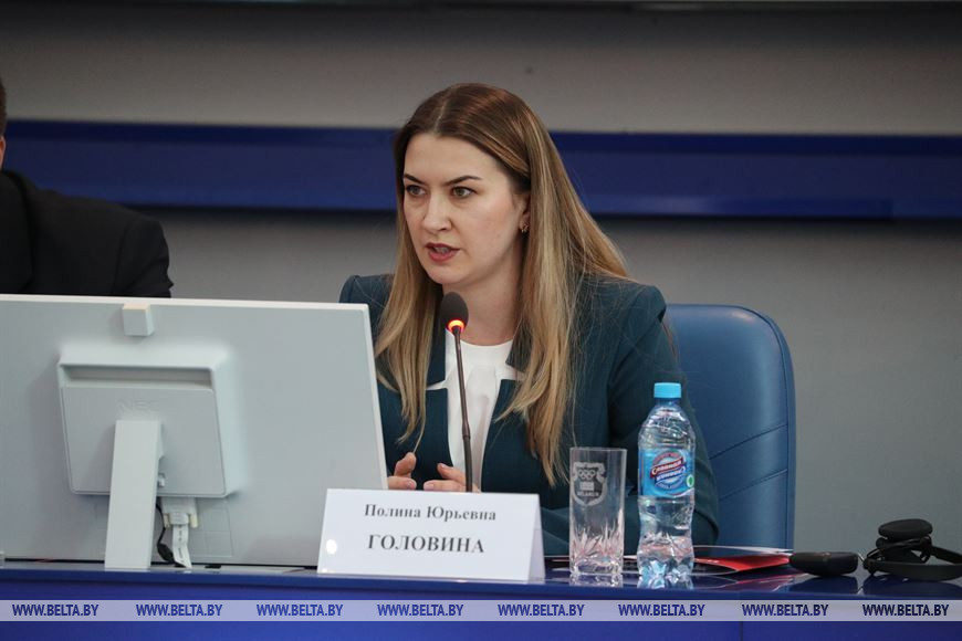 Генеральный секретарь НОК Беларуси Полина Головина