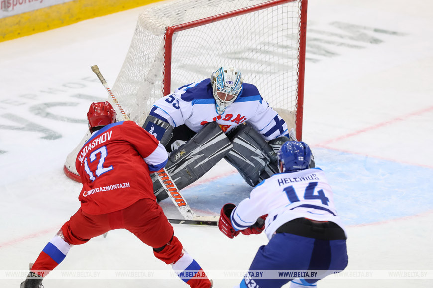 Российские хоккеисты стали первыми финалистами Рождественского турнира в Минске
