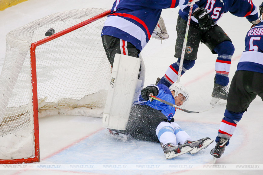 Сборная IIHF обыграла команду США на Рождественском турнире в Минске