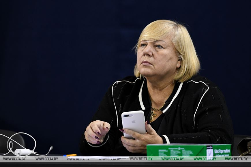 Главный тренер национальной команды Республики Беларусь по художественной гимнастике Ирина Лепарская Главный тренер национальной команды Республики Беларусь по художественной гимнастике Ирина Лепарская