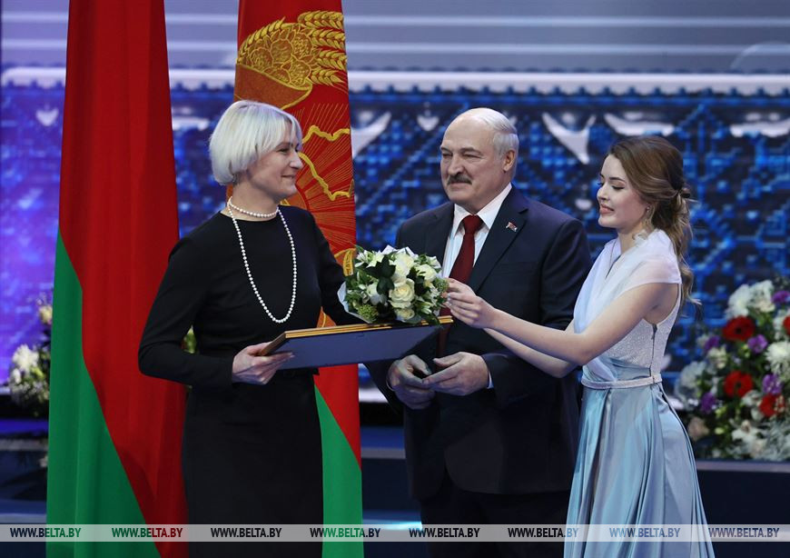 Спецпремией Президента отмечен награждена главный архитектор проектов филиала "Брестреставрацияпроект" ОАО "Белреставрация" Ольга Ничипорчик