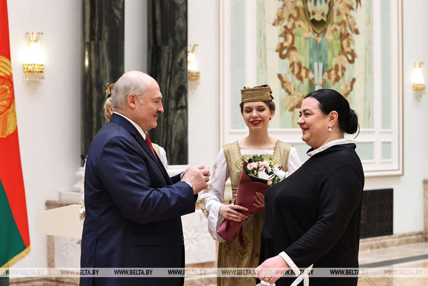 Медалью Франциска Скорины награждена артистка Национального академического театра имени Янки Купалы Ольга Нефедова