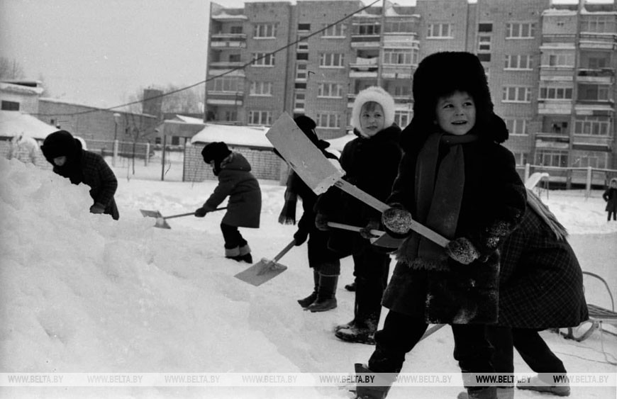 Новый детский сад «Кузнечик» Жодинского кузнечного завода тяжёлых штамповок, 1987 год