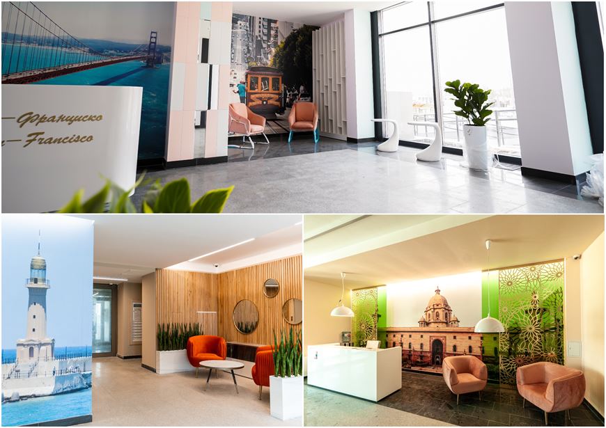 Лобби домов в комплексе Minsk World Лобби домов в комплексе Minsk World