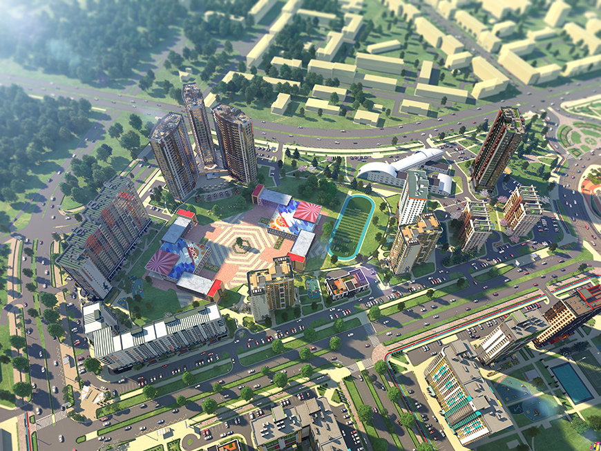 Квартал "Мировых танцев" находится возле улицы "Аэродромная" Квартал "Мировых танцев" находится возле улицы "Аэродромная"