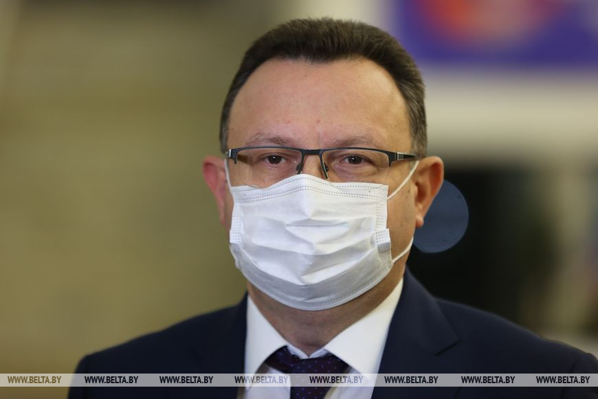 Дмитрий Пиневич во время собрания в БГМУ Дмитрий Пиневич во время собрания в БГМУ