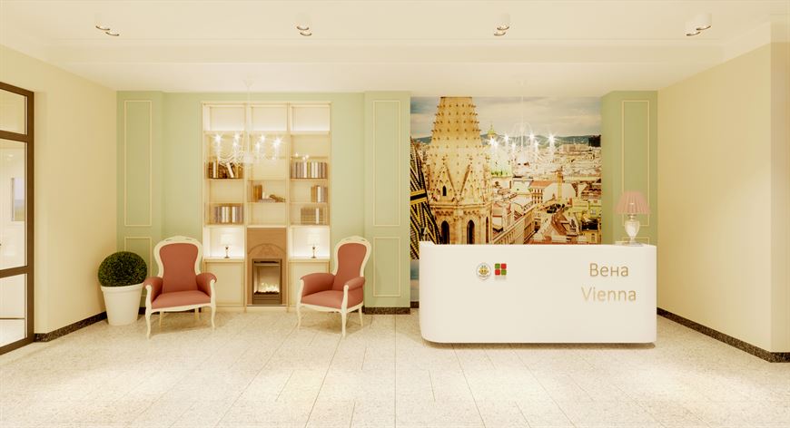 Так выглядит лобби дома 