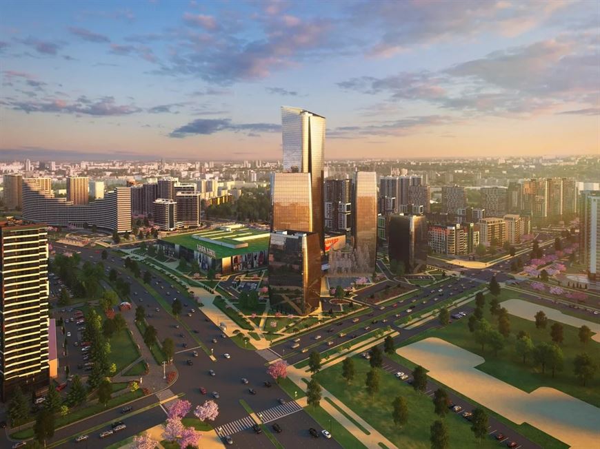 Экономическим сердцем комплекса станет Международный финансовый центр Экономическим сердцем комплекса станет Международный финансовый центр