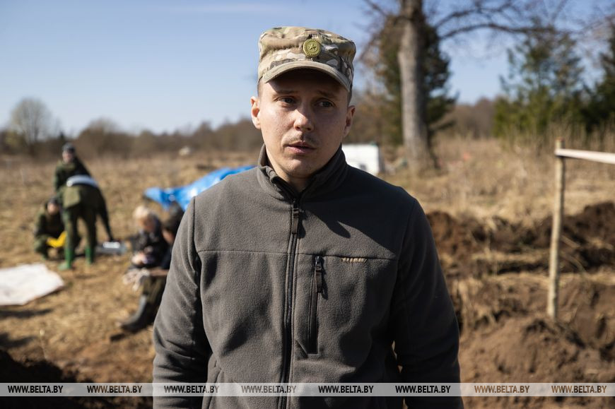 Филипп Евграфов из поискового отряда "Туман" Калужской области