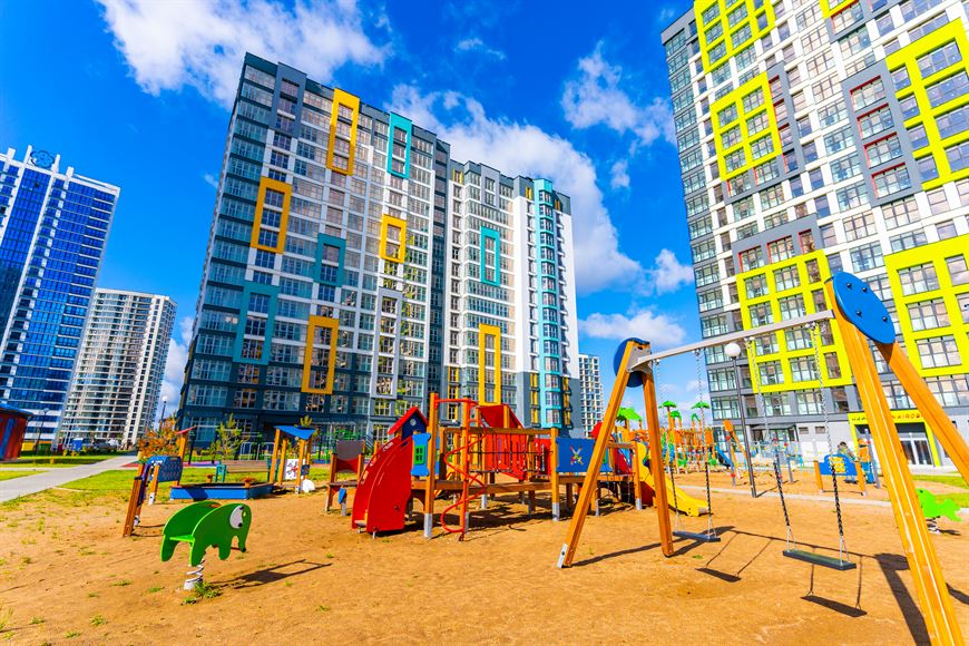 Детская площадка в квартале "Африка" Детская площадка в квартале "Африка"