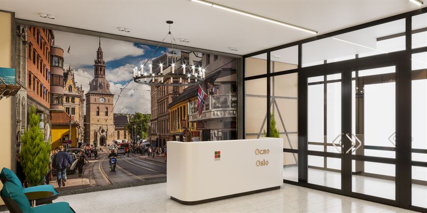 Лобби дома "Осло" Лобби дома "Осло"