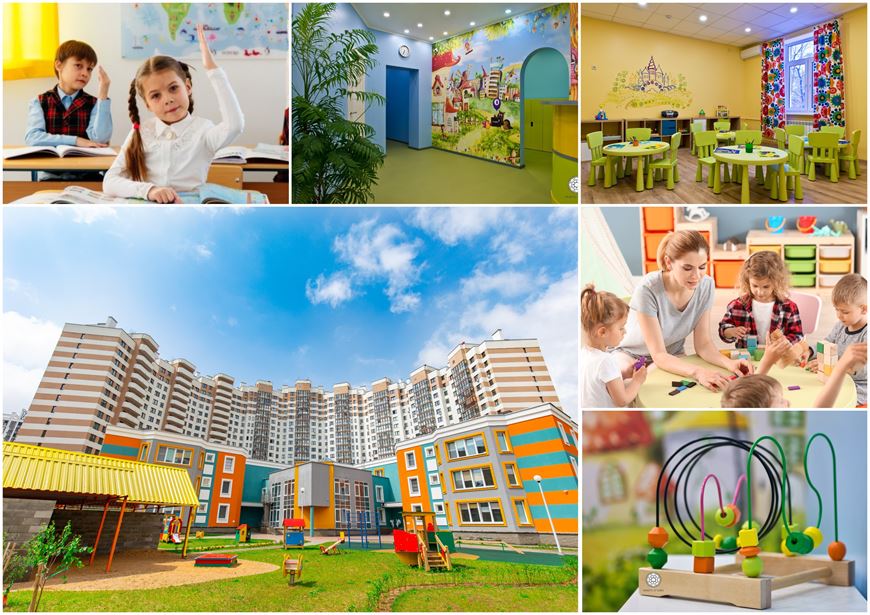 В комплексе появятся современные школы и детские сады В комплексе появятся современные школы и детские сады