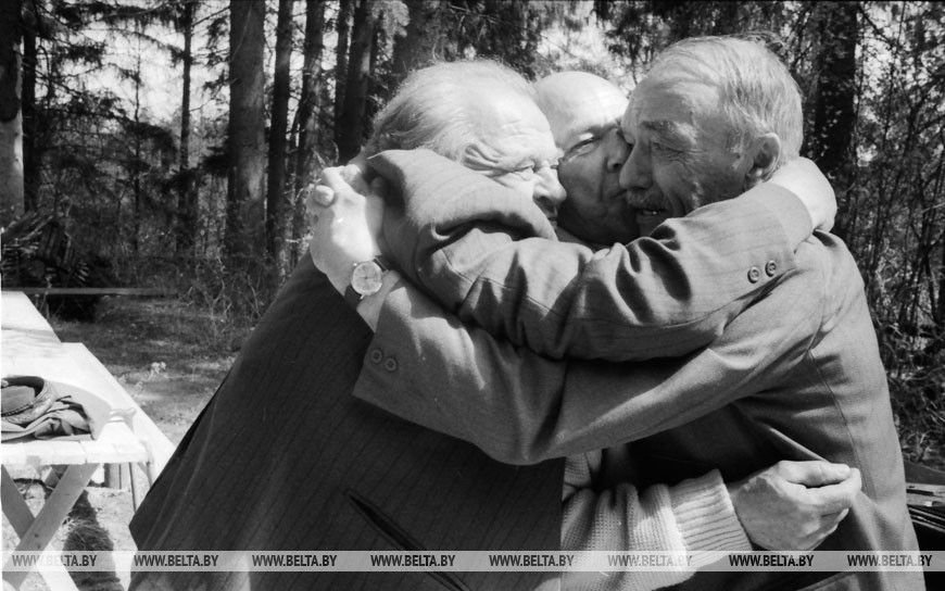 Встреча бывших партизан бригады имени Фрунзе, 1995 год