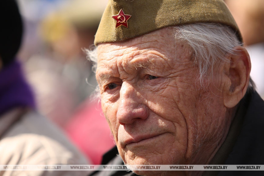 Ветеран войны Николай Мацкевич, 2017 год