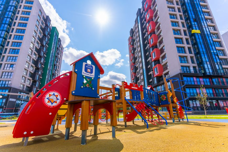 Детская площадка в квартале "Азия" Детская площадка в квартале "Азия"
