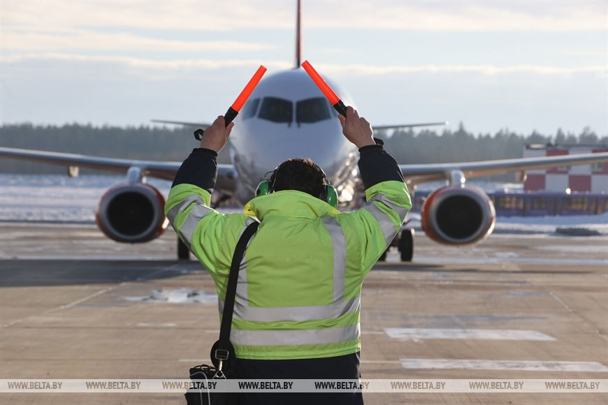 Во время прибытия рейса из Ростов-на-Дону в Минск Во время прибытия рейса из Ростов-на-Дону в Минск