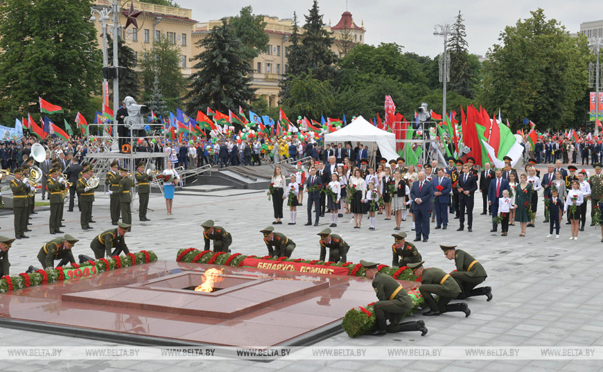 Александр Лукашенко на праздновании Дня Независимости в Минске, 2020 год Александр Лукашенко на праздновании Дня Независимости в Минске, 2020 год