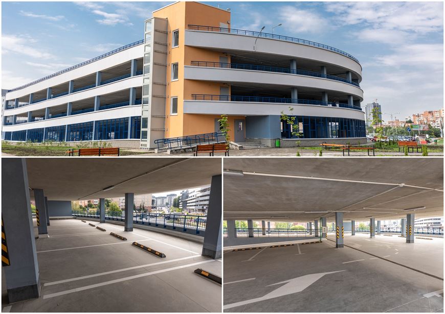 Паркинг на улице Ложинская Паркинг на улице Ложинская