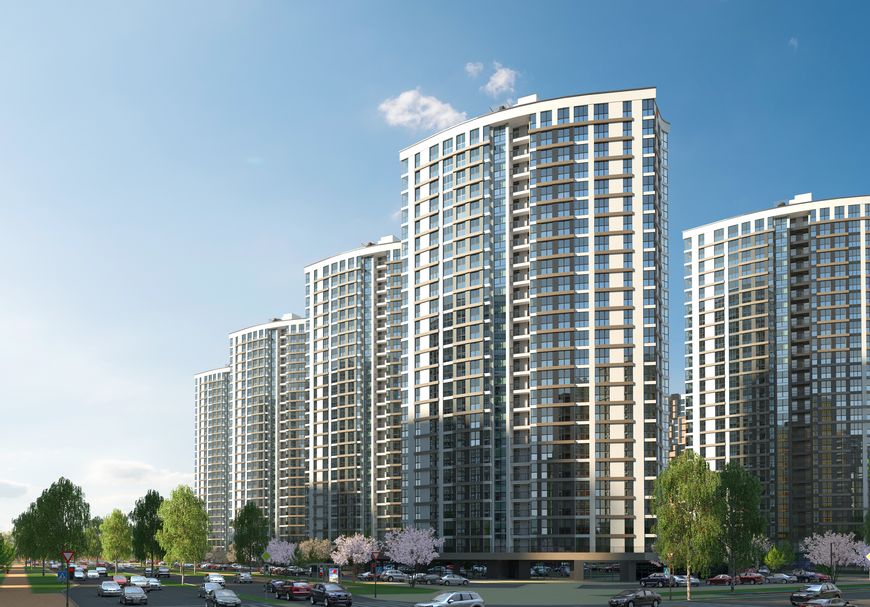 "Фиджи" - один из высотных акцентов квартала