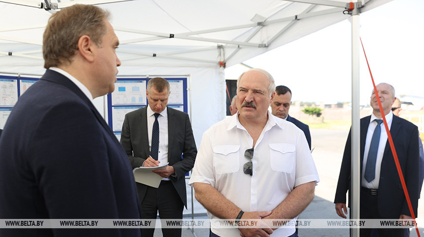 Во время рабочей поездки в Гродненскую область