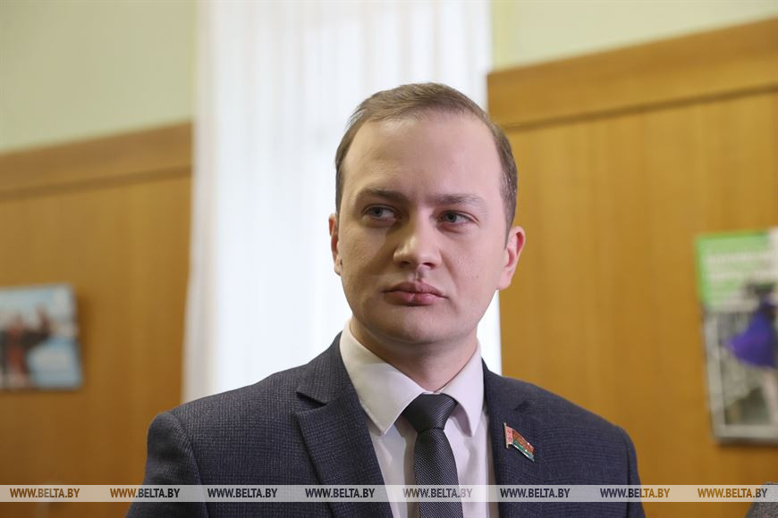 Первый секретарь Центрального комитета БРСМ Дмитрий Воронюк Первый секретарь Центрального комитета БРСМ Дмитрий Воронюк