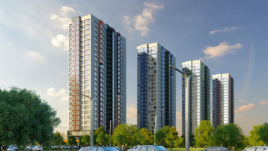 Дом "Гавайи" - на переднем плане