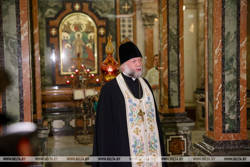 Настоятель Всехсвятского прихода протоиерей Федор Повный