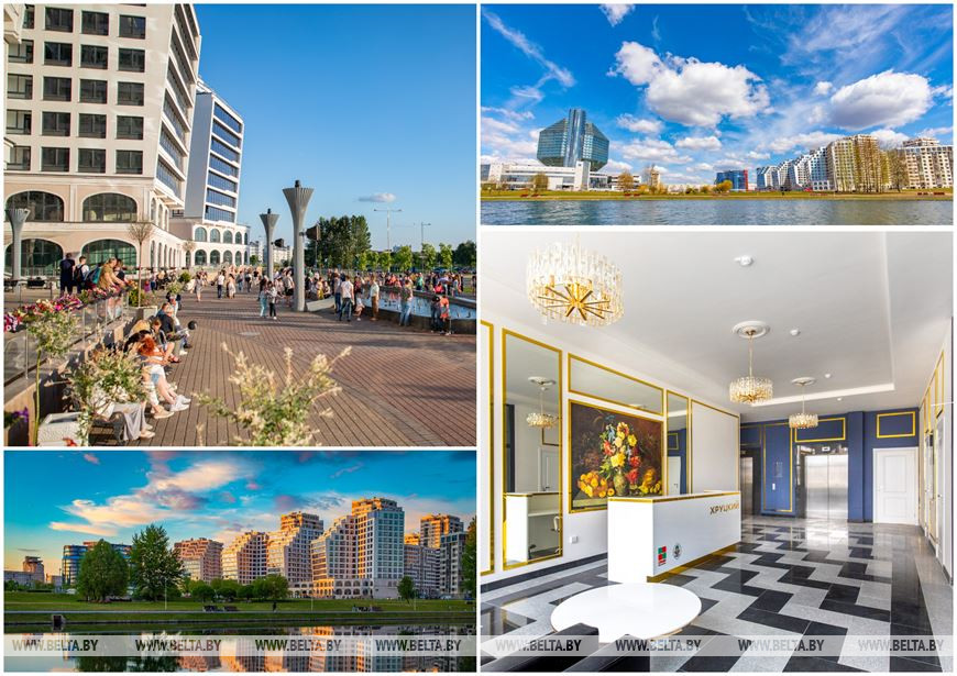 ЖК "Маяк Минска" - один из реализованных проектов застройщика