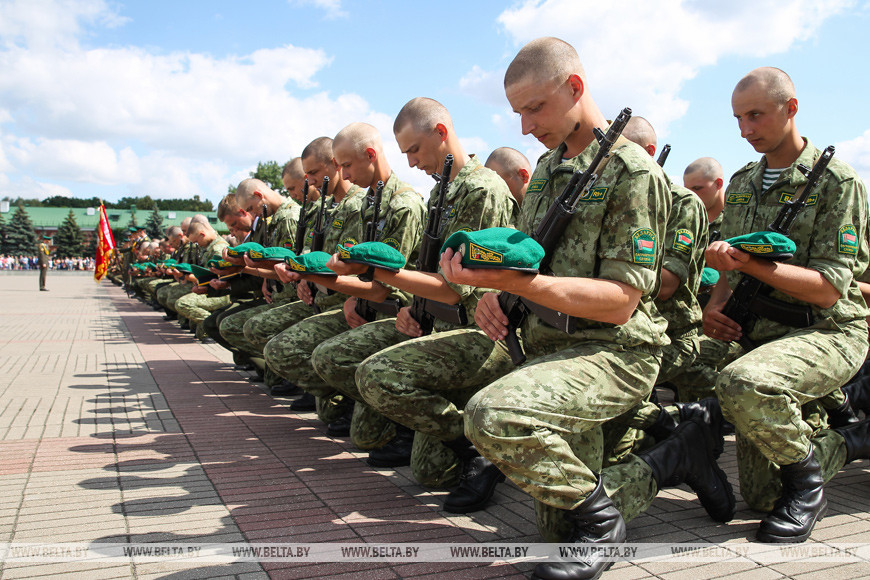 Брестская крепость. Около 600 новобранцев приняли присягу в Брестской крепости, 2018 год