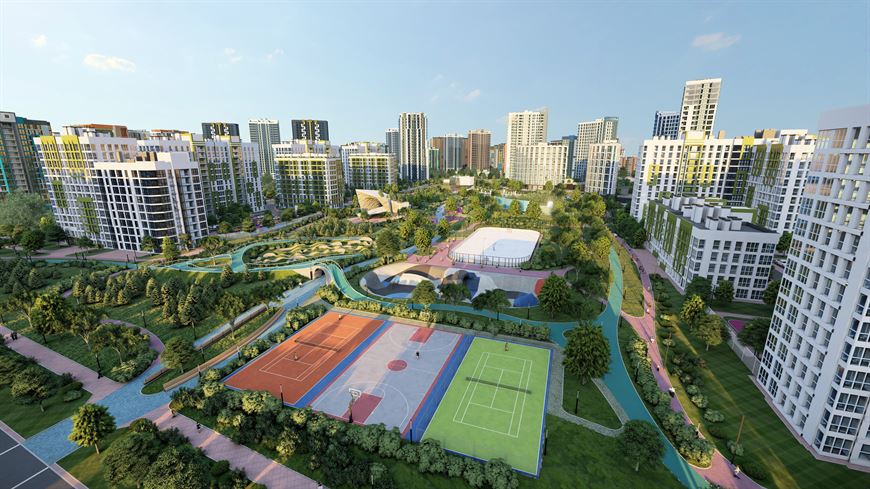 Кроме зон отдыха в парке появятся спортивные зоны Кроме зон отдыха в парке появятся спортивные зоны