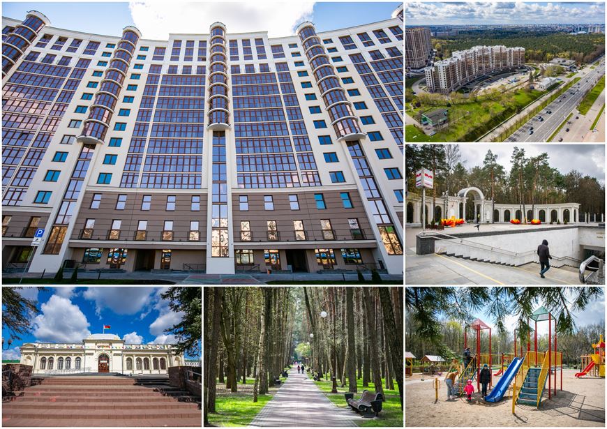 Комплекс "Парк Челюскинцев" находится в нескольких метрах от парка Комплекс "Парк Челюскинцев" находится в нескольких метрах от парка