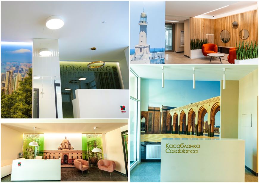 Лобби домов "Гонконг", "Александрия", "Нью-Дели" и "Касабланка" Лобби домов "Гонконг", "Александрия", "Нью-Дели" и "Касабланка"