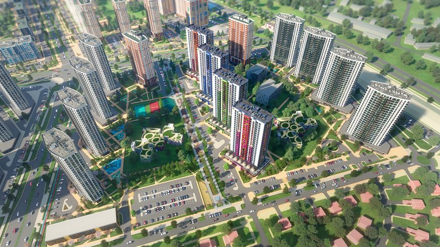 Так будет выглядеть квартал "Западная Европа" с высоты птичьего полета Так будет выглядеть квартал "Западная Европа" с высоты птичьего полета