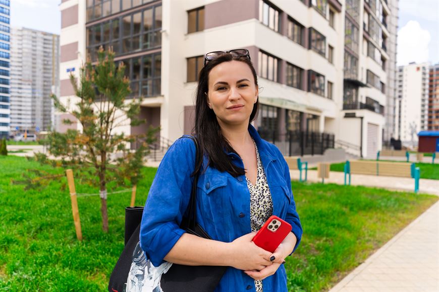 Марина Зеленик довольна новой квартирой Марина Зеленик довольна новой квартирой