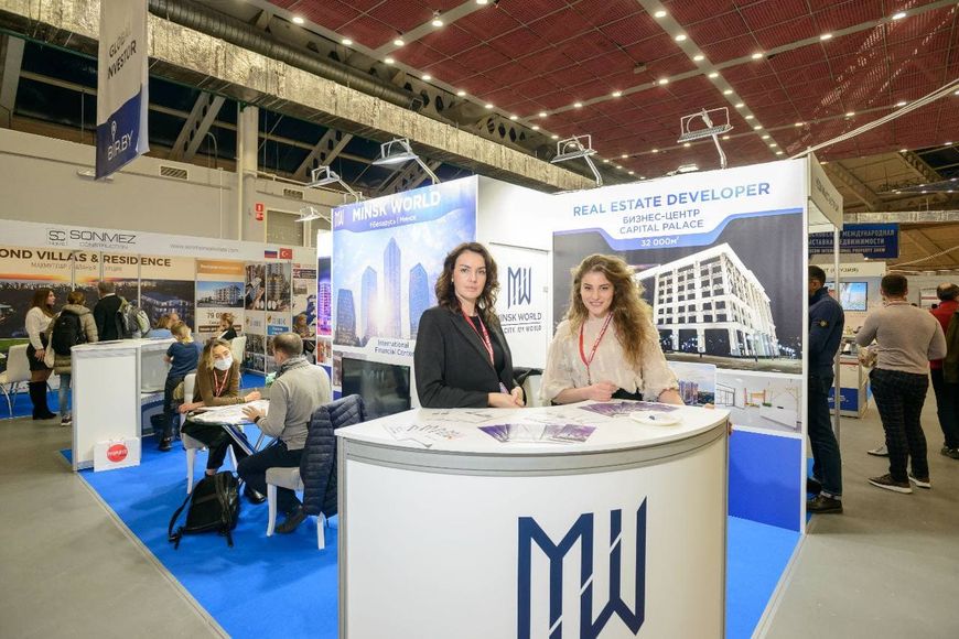 Стенд комплекса Minsk World пользуется популярностью у посетителей