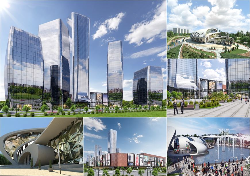 Центром станет Международный финансовый центр и ТРЦ Mara Mall Центром станет Международный финансовый центр и ТРЦ Mara Mall