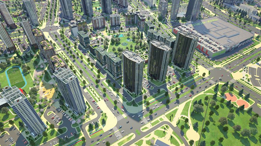 Так квартал "Средиземноморский" выглядит с высоты птичьего полета Так квартал "Средиземноморский" выглядит с высоты птичьего полета