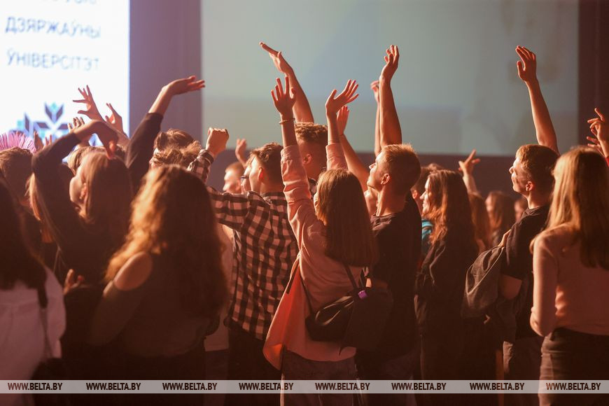 Во время праздника "Виват, студент"