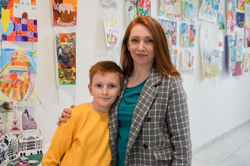 Сергей Кондра и его мама Ольга