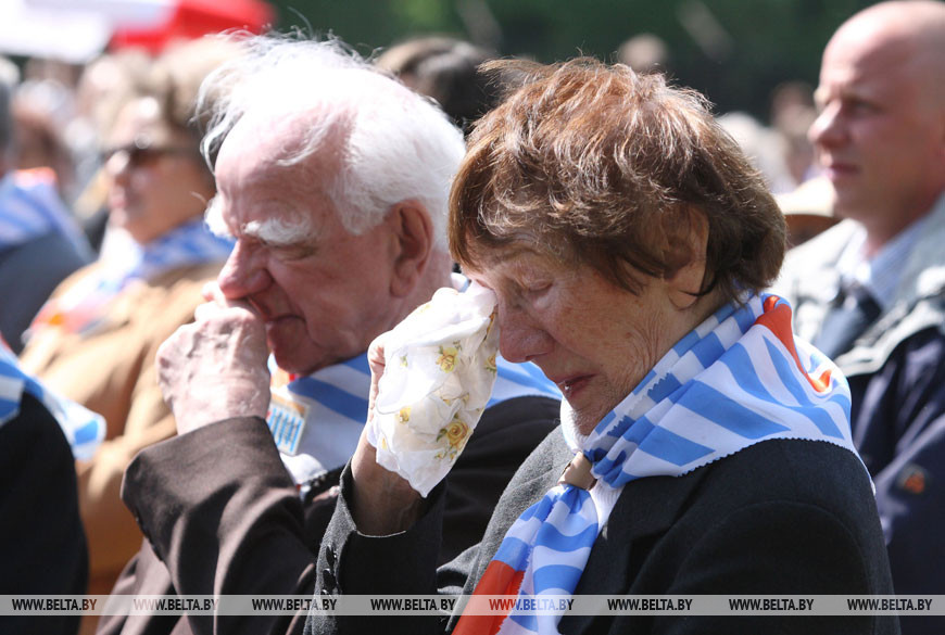 Мемориальная таблица в память о 1002 погибших белорусах открыта в бывшем концлагере Штуттхоф