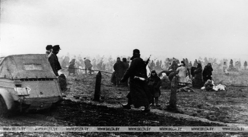 Преступные действия оккупантов, 1942. Репродукция БелТА