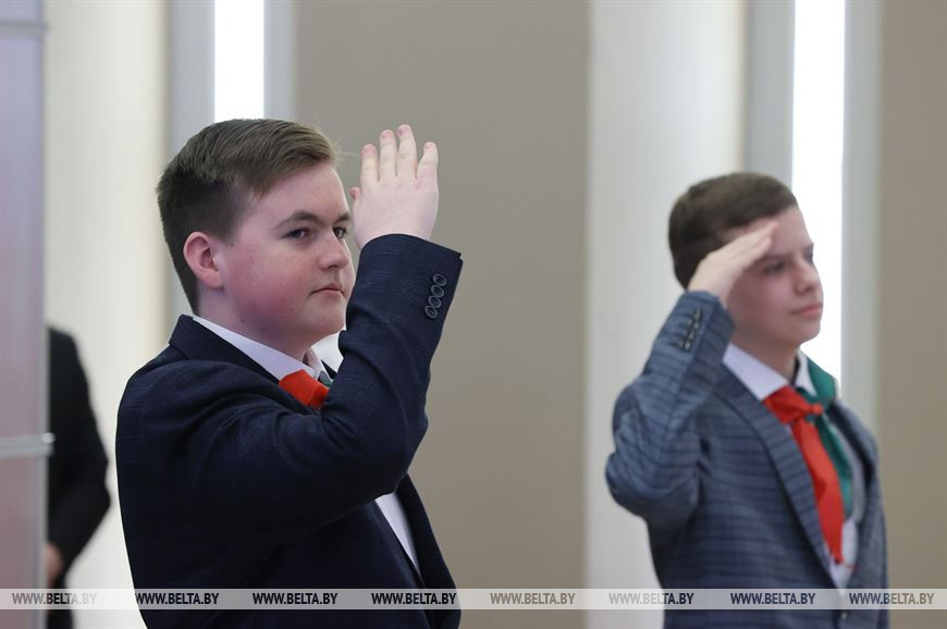 Во время церемонии