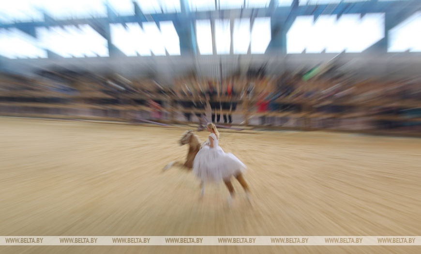Международная выставка-шоу породистых лошадей "Весна-2018" проходит в Минске, 2018 год