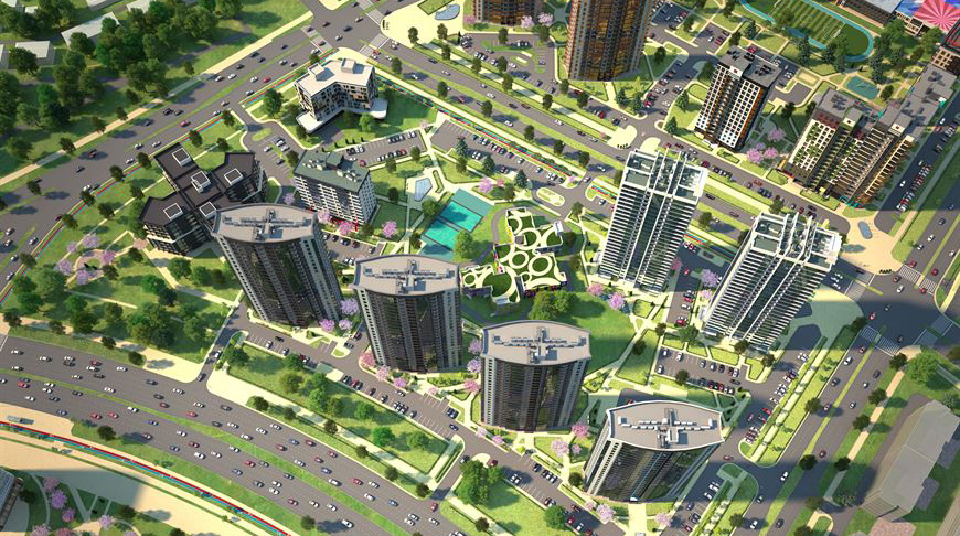 Так квартал выглядит с высоты птичьего полета Так квартал выглядит с высоты птичьего полета