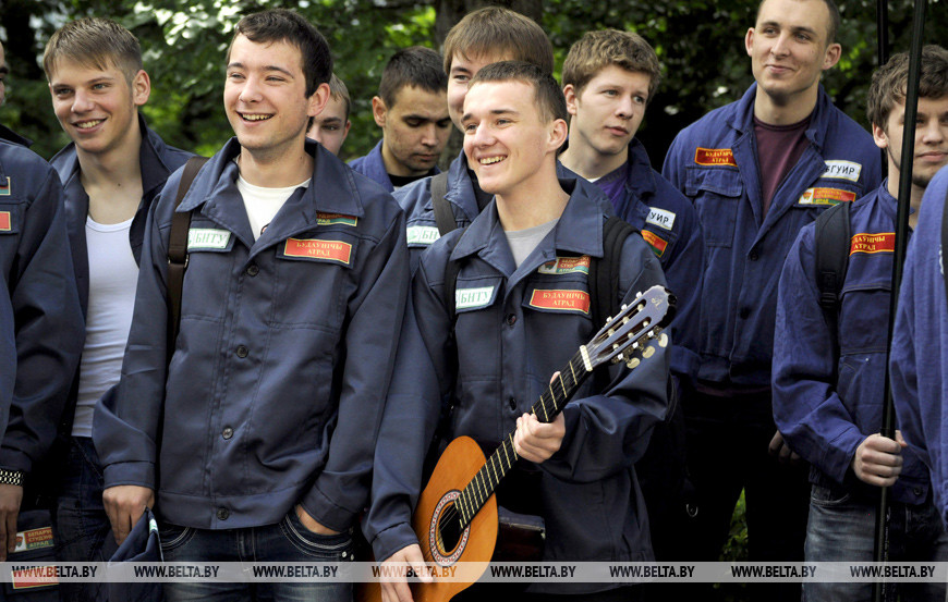 Студотряд БНТУ будет работать на благоустройстве столицы, 2012 год
