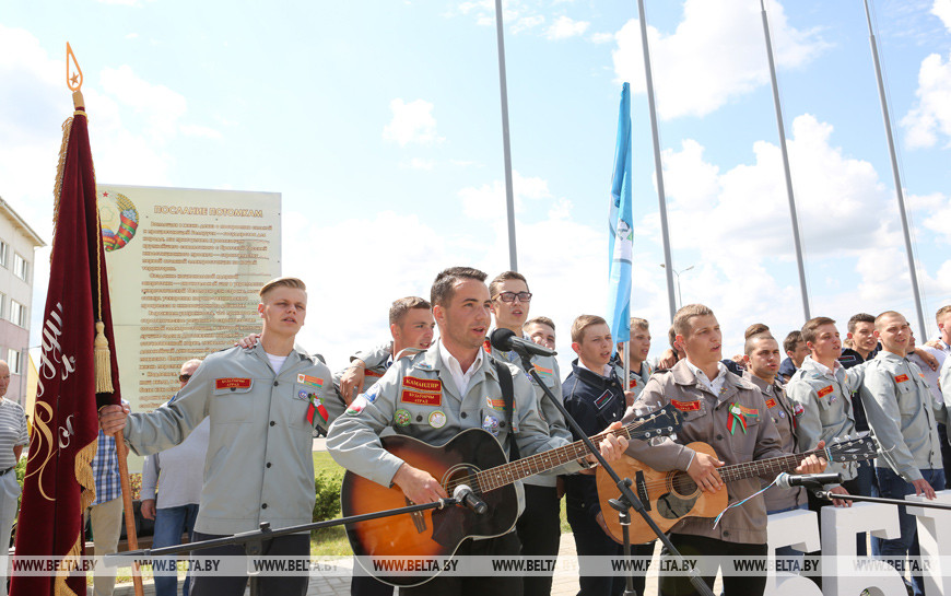 Третий трудовой семестр на Всебелорусской молодежной стройке, 2018 год