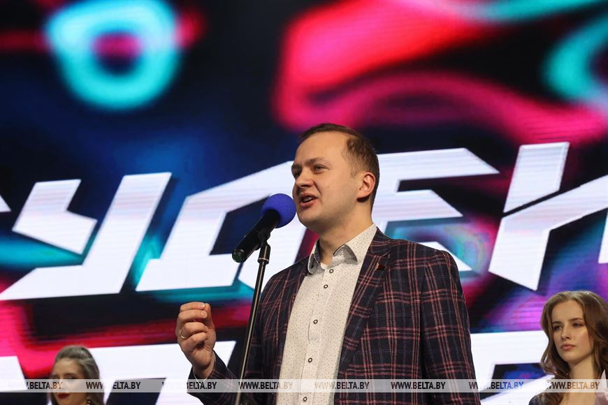 Первый секретарь ЦК "БРСМ" Дмитрий Воронюк Первый секретарь ЦК "БРСМ" Дмитрий Воронюк